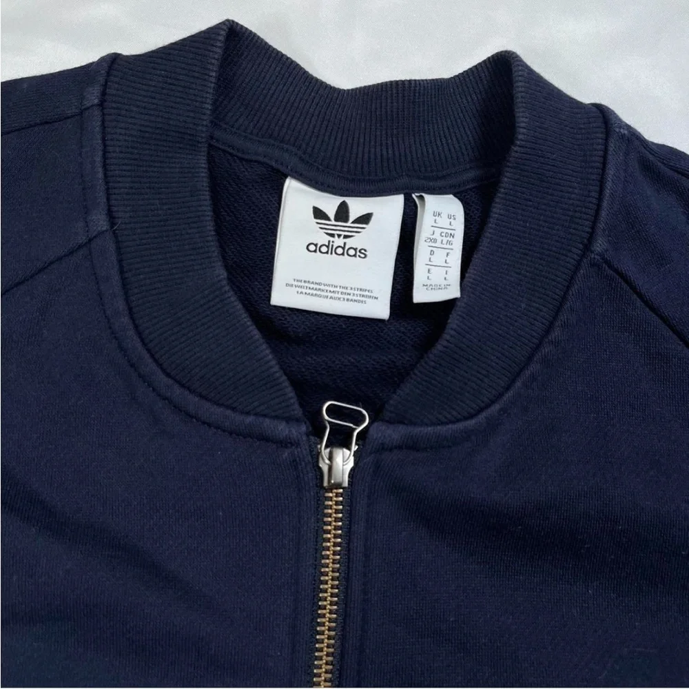 Adidas Originals Men's XbyO Track Jacket Size L Navy Blue Full‎ Zip